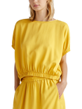Benetton Round Neck Kimono Sleeve Blouse