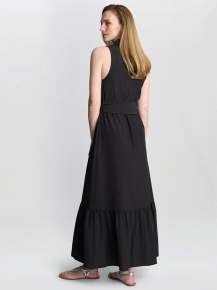 Gina Bacconi Jamie Shirt Maxi Dress - view 2, Black