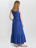 Gina Bacconi Jamie Shirt Maxi Dress, Blue