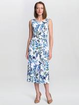 【海外限定】GinaBacconiドレス☆Olivia Floral Dress, Blush Gina Bacconi Olivia Floral Dress, Blush