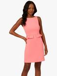 Adrianna Papell Ruffle Sheath Dress, Salmon Pink
