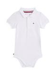 Tommy Hilfiger Baby Cotton Blend Polo Bodysuit Gift Set, White