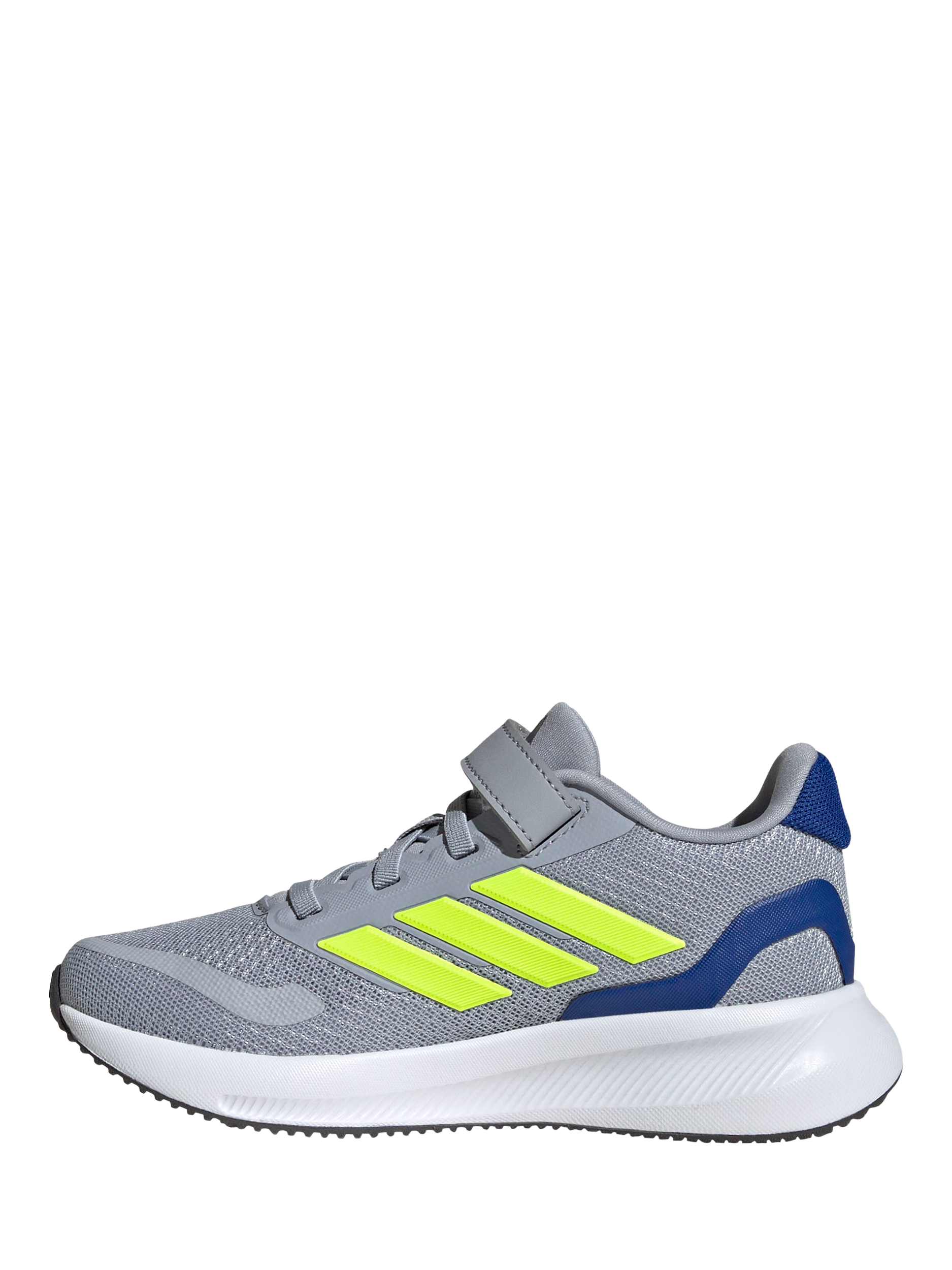 Product image 4 of 7, which shows adidas Kids' Run Falcon Trainers, Grey/Lemon, 11 Jnr