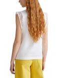 Benetton Macramé Detail Jersey Top