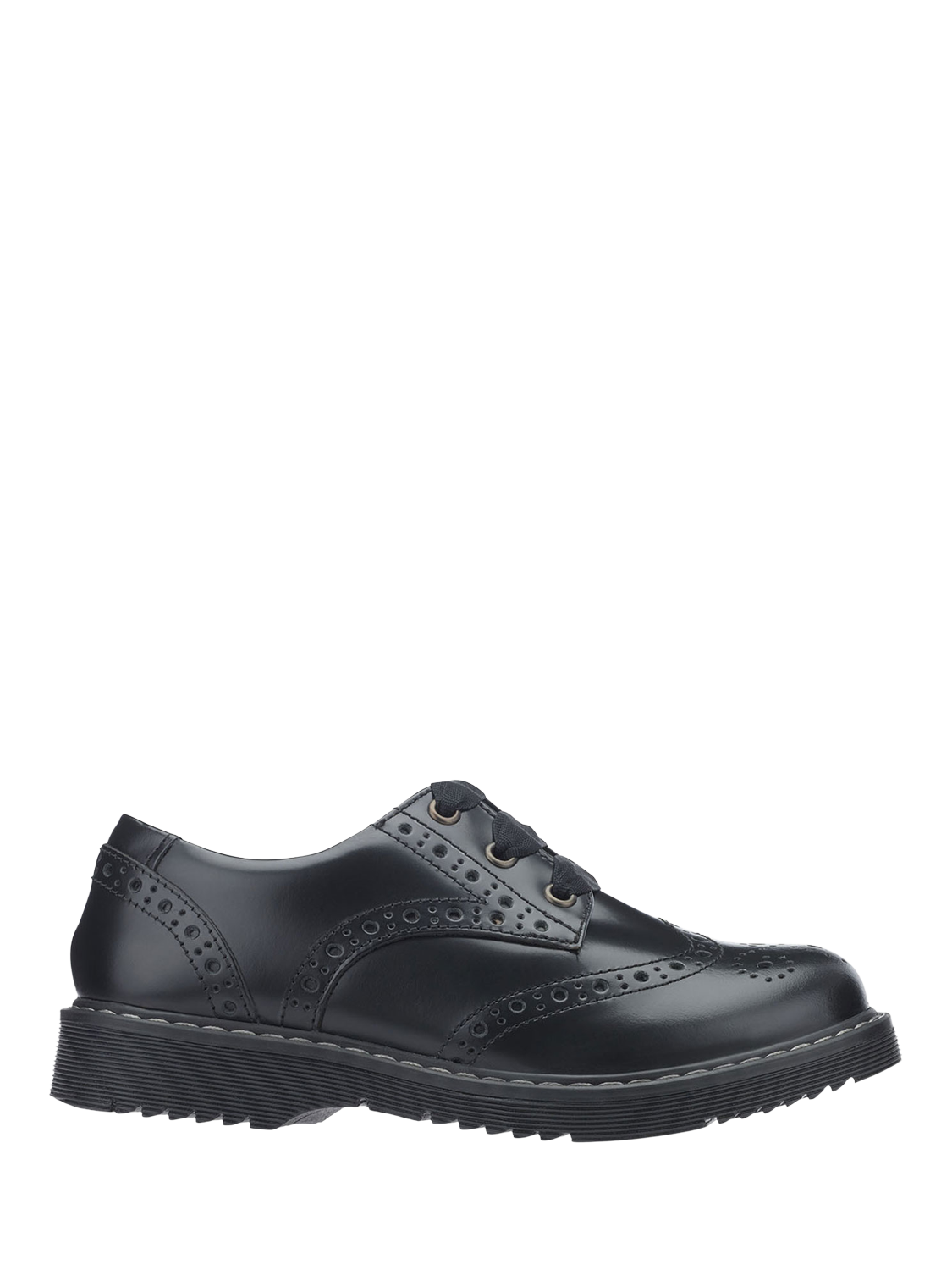 Product image 1 of 8, which shows Start-Rite Kids' Impulsive Angry Angels Leather Shoes, Black Leather, EU33