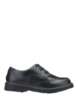 Start-Rite Kids' Impulsive Angry Angels Leather Shoes, Black Leather, Black Leather