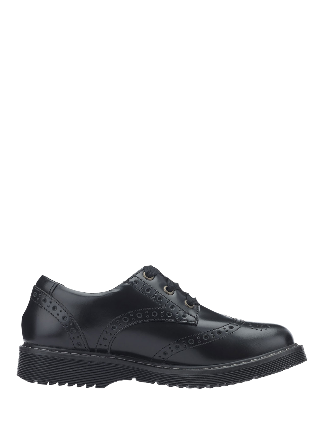 Product image 2 of 8, which shows Start-Rite Kids' Impulsive Angry Angels Leather Shoes, Black Leather, EU33