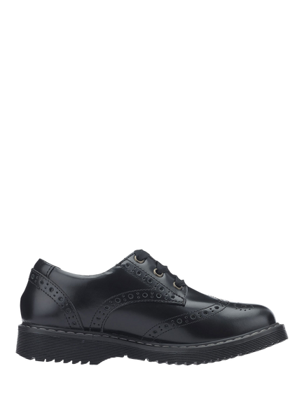 Start-Rite Kids' Impulsive Angry Angels Leather Shoes, Black Leather - view 2, Black Leather