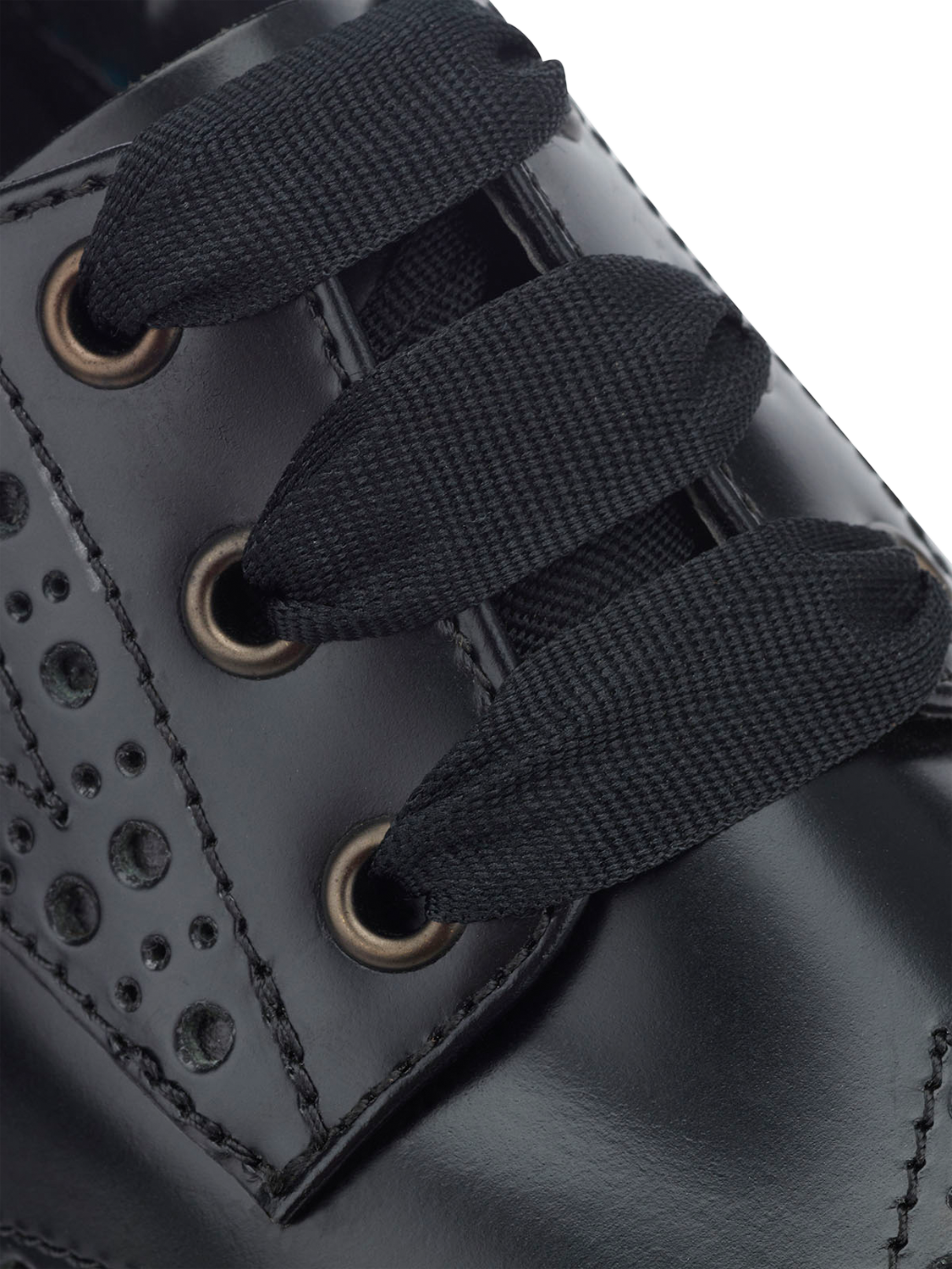 Product image 7 of 8, which shows Start-Rite Kids' Impulsive Angry Angels Leather Shoes, Black Leather, EU33