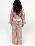 Fable & Eve Fulham Floral Long Sleeve Long Pyjama Set, Pink