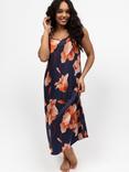 Fable & Eve Camden Floral Nightdress, Navy