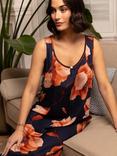 Fable & Eve Camden Floral Nightdress, Navy