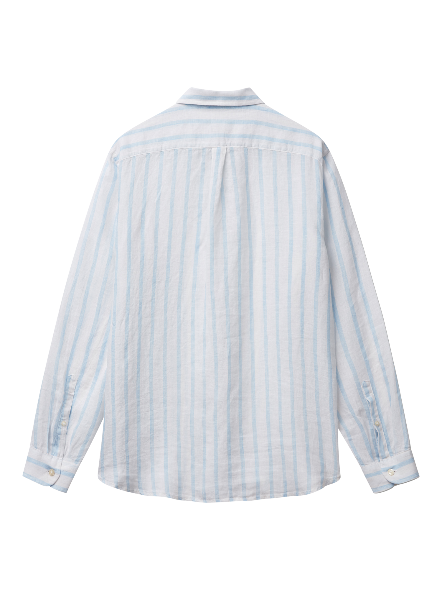 Product image 4 of 4, which shows Benetton Striped Regular Fit Shirt, Heavenly Blue, XXL