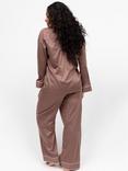 Fable & Eve Fulham Long Sleeve Long Pyjama Set, Mocha