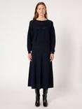 Gerard Darel Eleo Pointelle Yoke Jumper, Navy