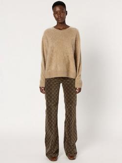 Gerard Darel Elina Pure Cashmere Jumper, Sand - view 2, Sand