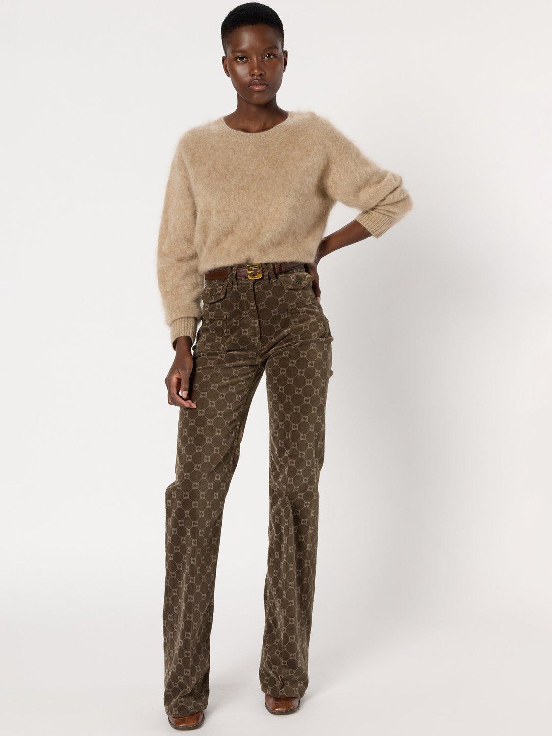 Product image 5 of 6, which shows Gerard Darel Elina Pure Cashmere Jumper, Sand, 6