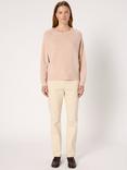 Gerard Darel Elisa Seam Detail Pure Wool Jumper, Pink