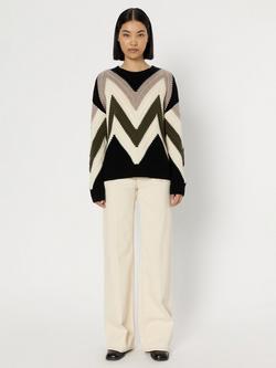 Gerard Darel Elissa Wool Blend Pullover Vest - view 2, Black/Multi