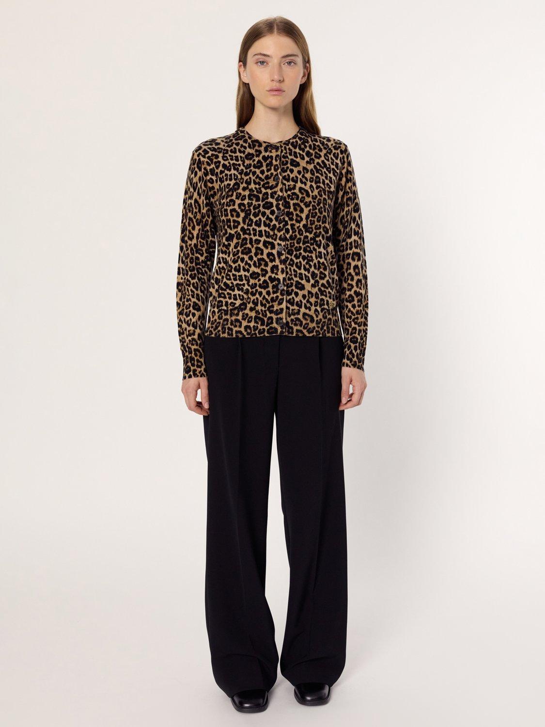 Product image 2 of 2, which shows Gerard Darel Elodie Wool Blend Pullover Vest, Brown/Multi, 6