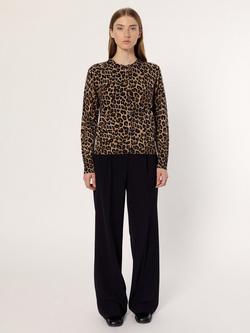 Gerard Darel Elodie Wool Blend Pullover Vest - view 2, Brown/Multi