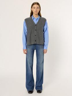 Gerard Darel Elysee Pullover Wool Blend Vest - view 2, Grey