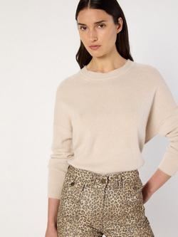 Gerard Darel Ema Pure Cashmere Jumper, Natural