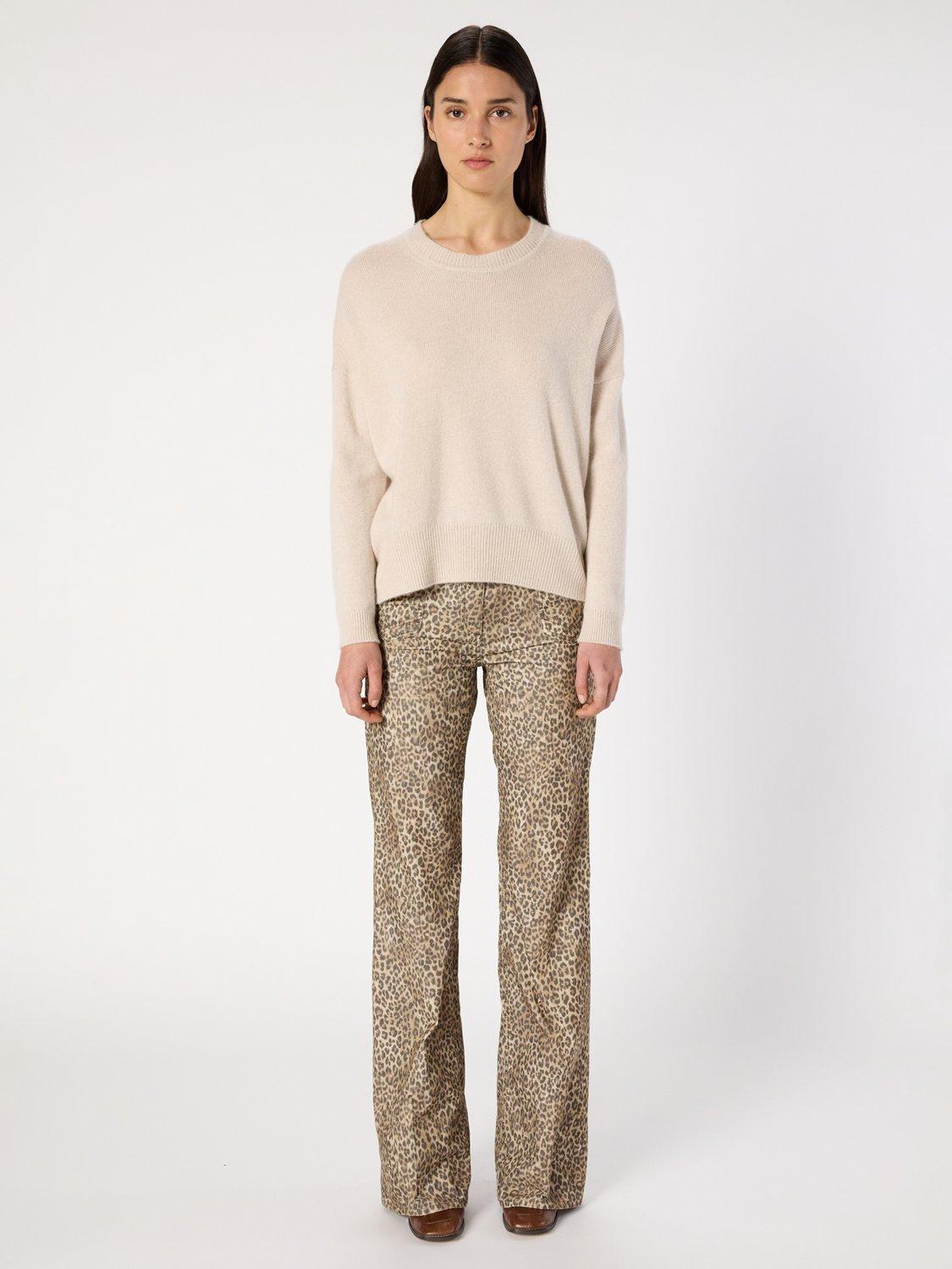 Product image 2 of 6, which shows Gerard Darel Ema Pure Cashmere Jumper, Natural, 10