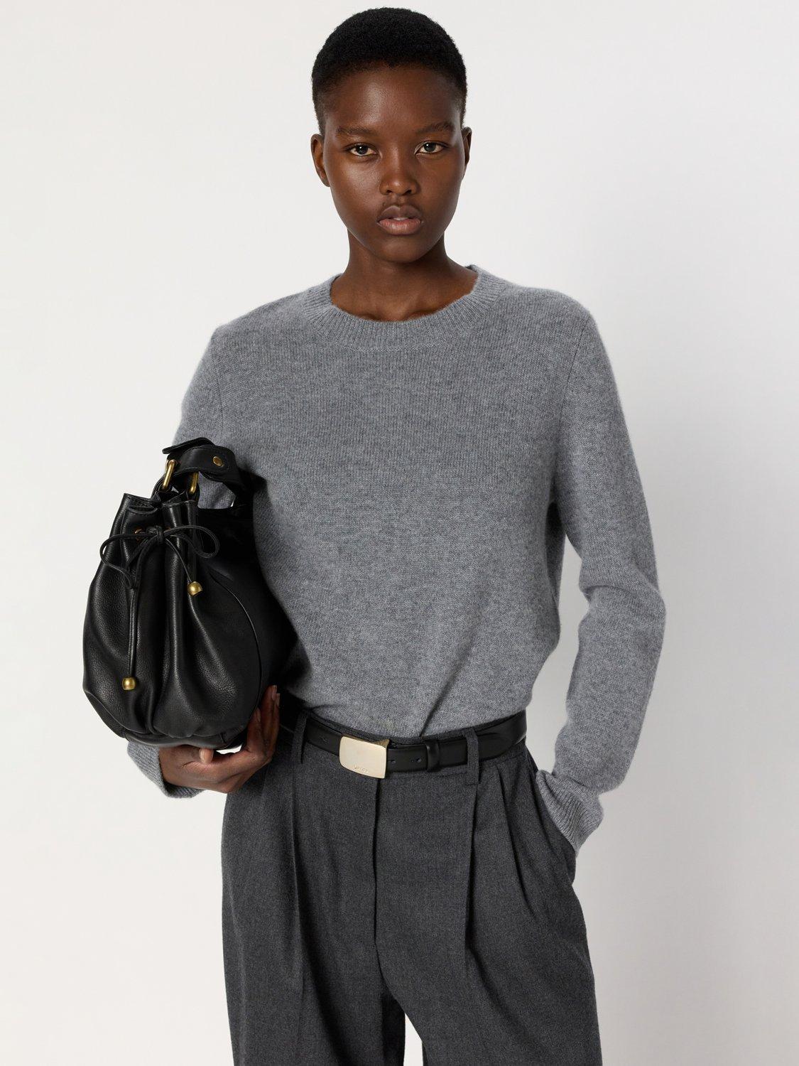 Product image 1 of 6, which shows Gerard Darel Emelyne Cashmere Jumpers, Grey, 6
