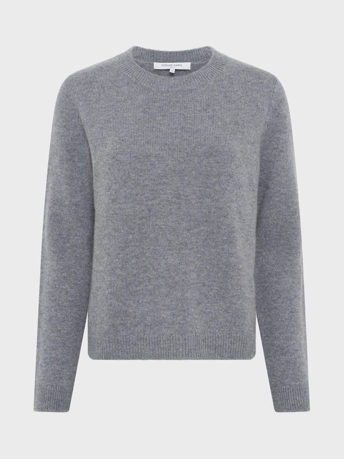 Product image 4 of 6, which shows Gerard Darel Emelyne Cashmere Jumpers, Grey, 6