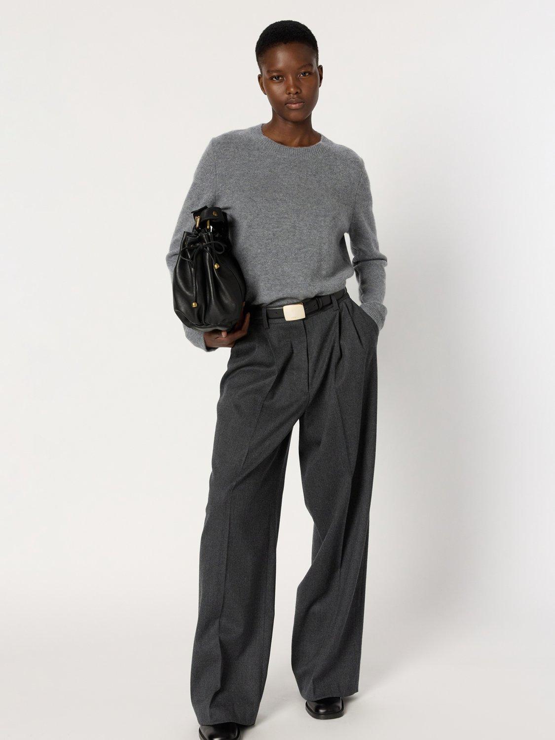 Product image 5 of 6, which shows Gerard Darel Emelyne Cashmere Jumpers, Grey, 6