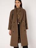 Gerard Darel Mady Longline Wool Blend Overcoat