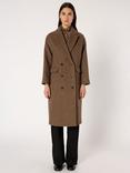 Gerard Darel Mady Longline Wool Blend Overcoat
