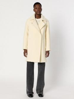 Gerard Darel Maiwenn Long Sleeve Wool Blend Jacket - view 2, Ecru