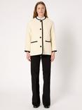 Gerard Darel Mireille Wool Rich Coat, Ecru