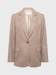 Gerard Darel Nellys Wool Blend Long Sleeve Collar Blazer