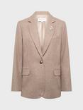 Gerard Darel Nellys Wool Blend Long Sleeve Collar Blazer