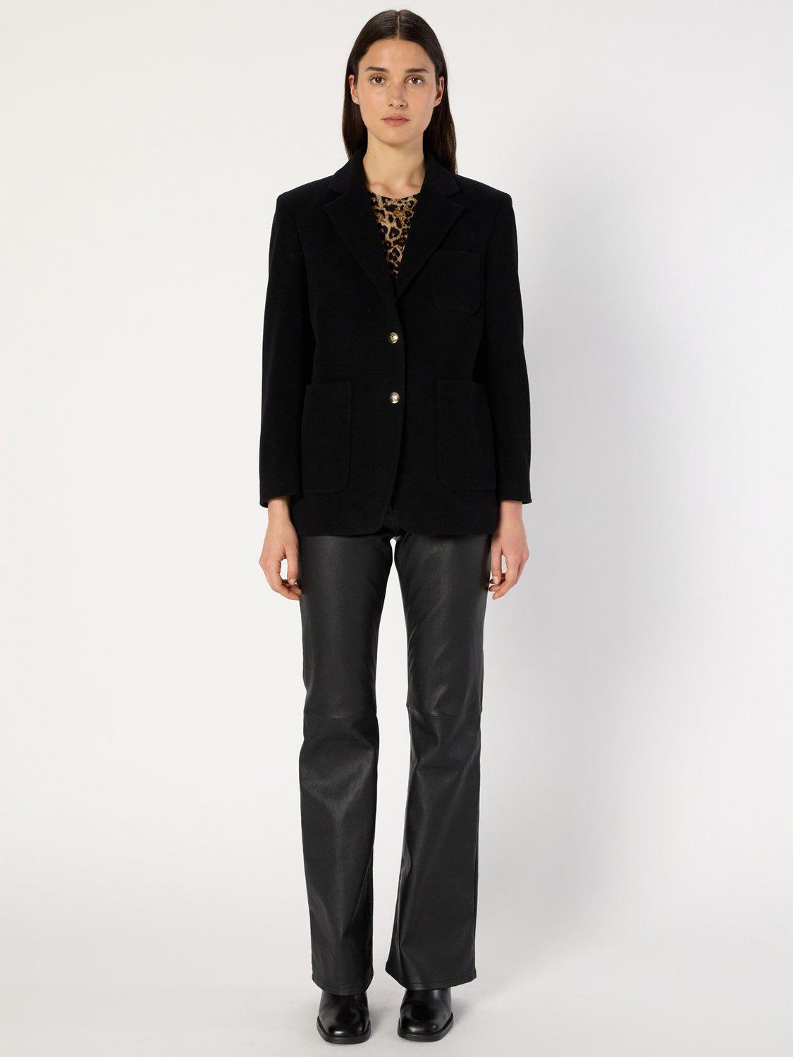 Product image 2 of 6, which shows Gerard Darel Ninaelle Blazer, Black, 8