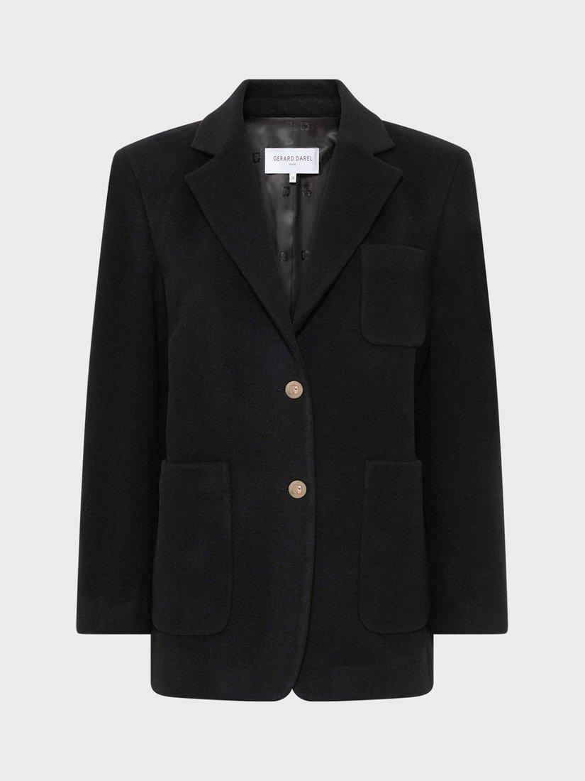 Product image 4 of 6, which shows Gerard Darel Ninaelle Blazer, Black, 8