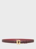 Gerard Darel Le Lauren Leather Belt, Red Wine
