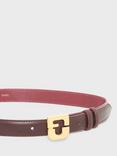 Gerard Darel Le Lauren Leather Belt, Red Wine