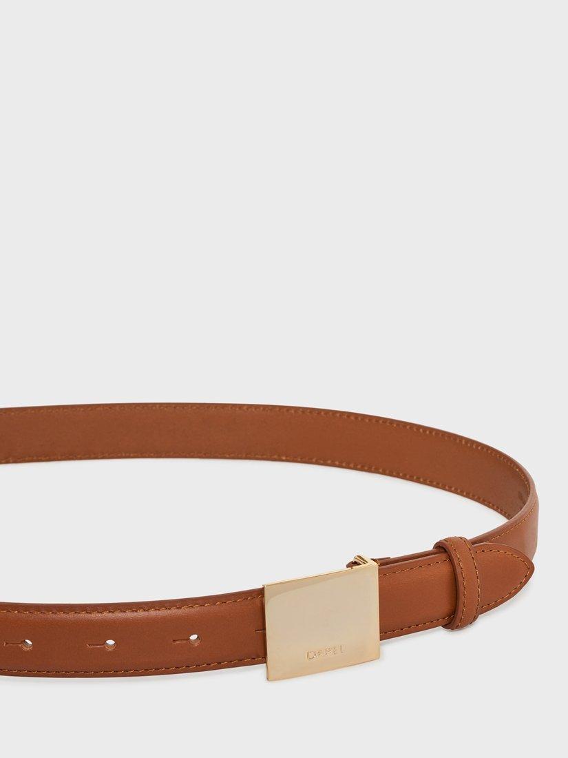 Product image 2 of 2, which shows Gerard Darel Le Mini Jude Leather Belt, Cognac, 10