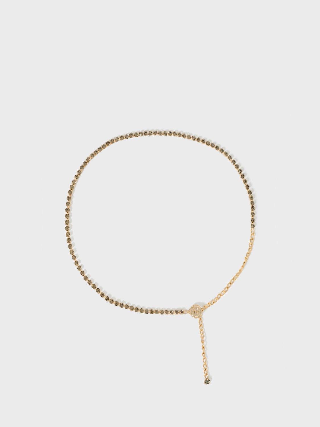 Product image 1 of 2, which shows Gerard Darel Vicky Chain Belt, Gold, One Size
