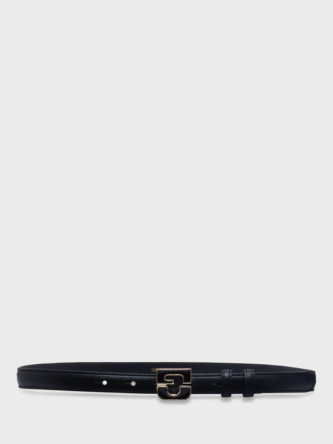Product image 1 of 2, which shows Gerard Darel Le Lauren Leather Belt, Black, 12