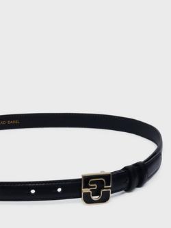 Gerard Darel Le Lauren Leather Belt - view 2, Black