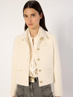 Gerard Darel Norine Blazer, Ecru, Ecru