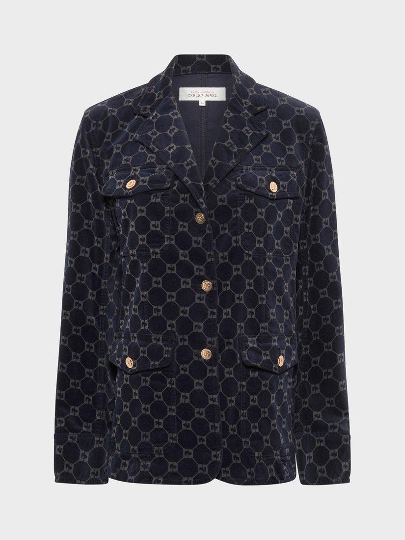 Product image 4 of 5, which shows Gerard Darel Nyssa Blazer, Navy, 10