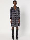 Gerard Darel Liza Abstract Tunic Dress, Blue/Multi