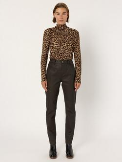 Gerard Darel Celine Cotton Blend Skinny Denim Jeans - view 2, Brown