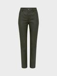 Gerard Darel Celine Mid Rise Cotton Blend Denim Jeans